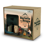 Raclette  la bougie 2 personnes srie limite 2021 - LUMI Vert - Sapins - Cookut