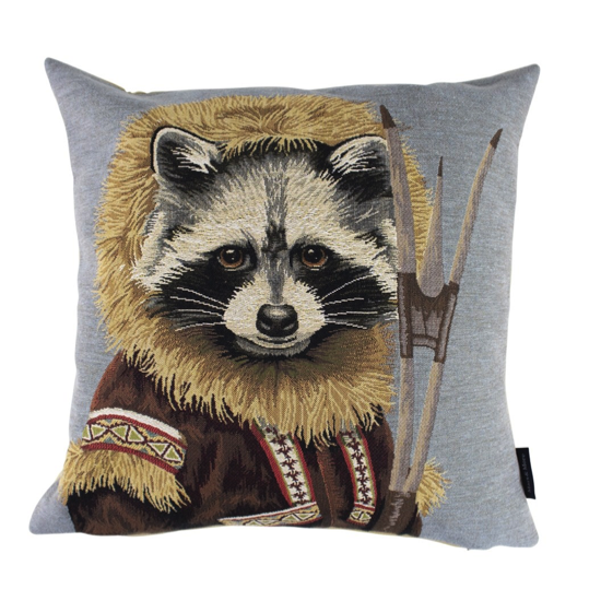 Coussin Raton laveur - 45x45 cm 