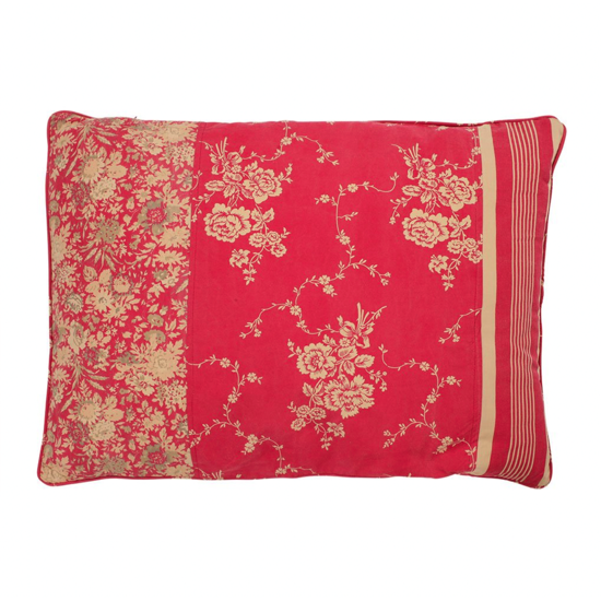 Coussin dosseret Margot - Rouge - Comptoir de Famille