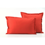 Taie percale unie Orange tincelle - Sylvie Thiriez