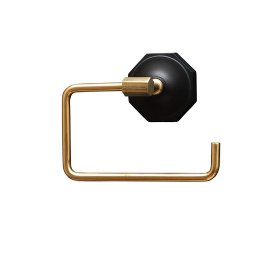 Porte papier-toilette Black &amp; gold - Chehoma