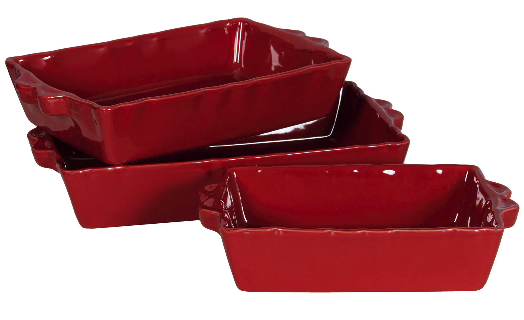 Plat à four Délices rectangulaire 37,5 cm rouge cerise PEUGEOT - Ambiance &  Styles