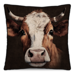 Coussin velours Elim Vache 70x70 - Pôdevache