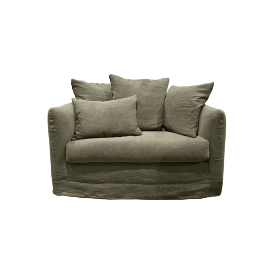 Fauteuil Figari XL - Tissu Newlin Écorce