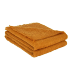 Plaid 100% Mohair 350g/m2 140x180 - Brun de Vian Tiran