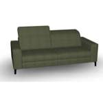 Canapé Fratino BB200 Bultex/Pieds chène/Tissu Wembley Forest