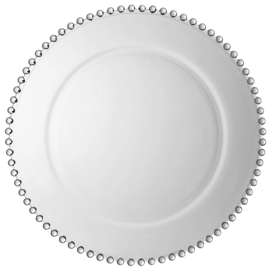 Assiette de présentation Perloa en verre - Côté Table 