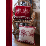 Coussin Genevois rouge - 45x45