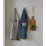 Torchon jacquard - Marée basse gris - 50x70 - Sylvie Thiriez