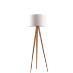 FLOOR LAMP TRIPOD WOOD WHITE - Zuiver