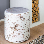 Pouf birch seat