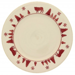 Assiette plate - Vache Rouge