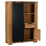 Armoire en pin massif brossé - COOARM 210 - Casita