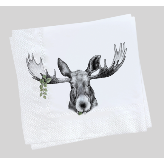 Paper napkins 20 pcs - The forest prince - Chehoma