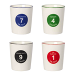 4 Tasses expresso Pistes de ski - Chehoma