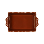 Plat à four Feston rectangulaire Caramel 32x21 - Côté Table