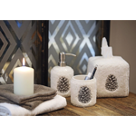 Boîte à mouchoirs bouclette Pomme de pin - Catia Luca