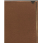 Cadre bois gris 48x72 - Skieur