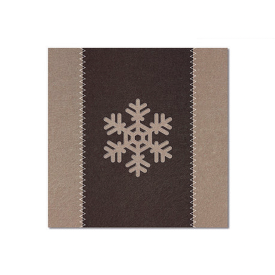 Sous-verre Blanca Flocon beige - Pôdevache