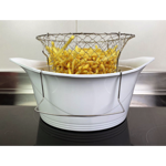 Panier friture pliable pour cocotte 24 cm - Cookut