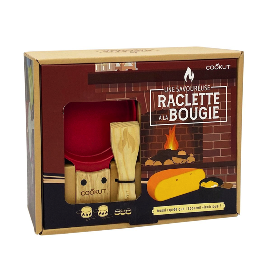 Raclette à la bougie 2 personnes série limitée 2021 - LUMI Rouge - Flamme - Cookut