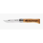 Couteau OPINEL n8 ANIMALIA Tradition grav - Cerf