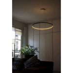 Suspension Circle avec boîtier Ø80 - noire 