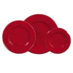 Assiette plate Ø28,5cm - CONSTANCE ROUGE - Côté Table 