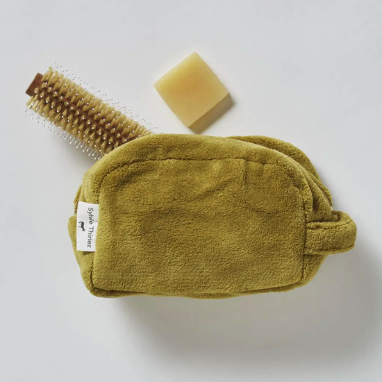 Trousse polaire Vert Olive - Sylvie Thiriez