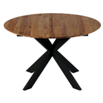 Table Lena Ø120 avec allonge en chêne et Aulne - Casita