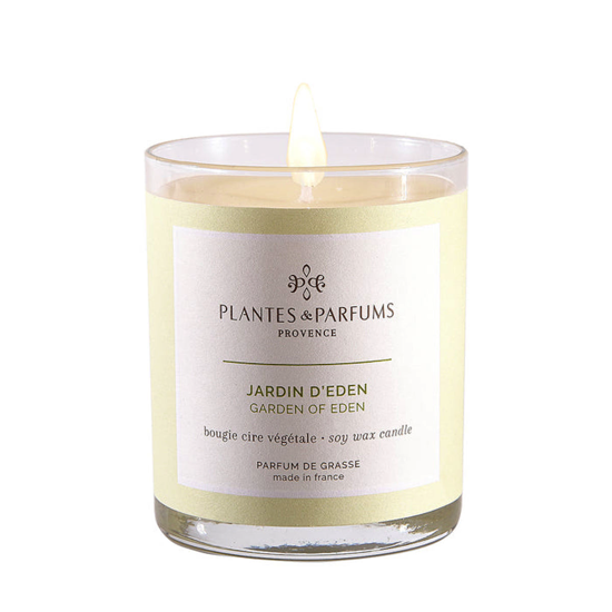 Bougie végétale parfumée 180g - Jardin d'Eden