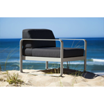 Fauteuil Bellevie coussin Gris Graphite - Fermob 