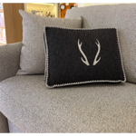 Coussin 45x30 100% laine Antler - Catia Luca