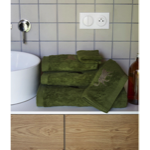 Gant de toilette Léo kaki - Sylvie Thiriez