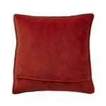 Housse de coussin polaire 45x45 Passe-Montagne Orange - Sylvie Thiriez