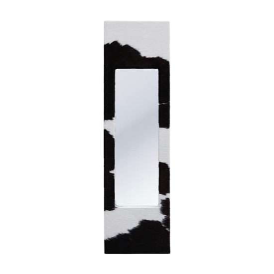 Miroir Cheyenne en peau de vache 90 - Chehoma