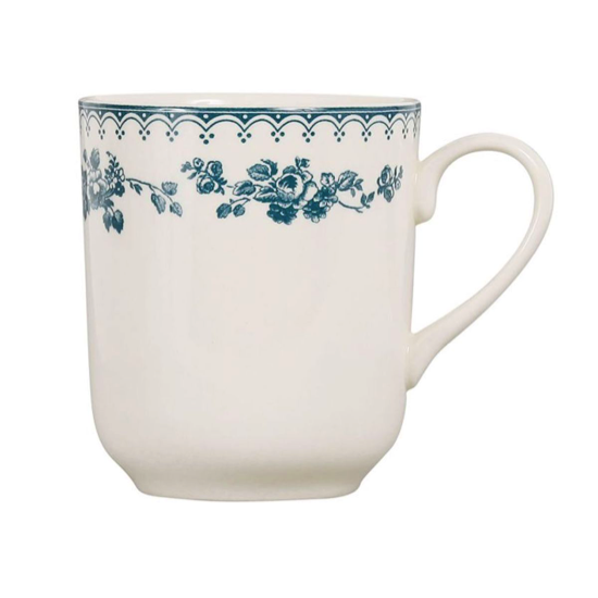 Tasse haute Faustine bleu - Comptoir de Famille