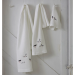 Nid d'abeille blanc - Marée Basse - Sylvie Thiriez