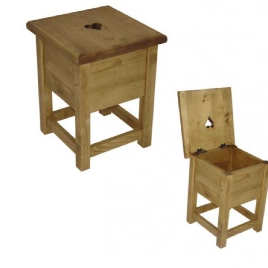 Tabouret coffre