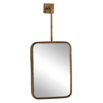 Miroir mural mtal cuivr  - Rectangulaire