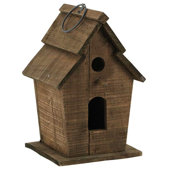 Cabane à oiseaux toit en dégradé 