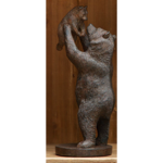 Ours portant son bébé en résine - Chehoma 