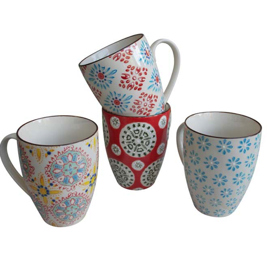 S/4 mugs Bohemian - Chehoma