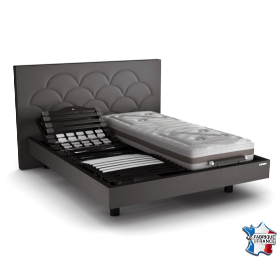 Sommier de relaxation DuoFlex TE H17cm - 2x90x200 - André Renault