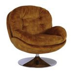 Fauteuil Memento - Gold / Pied Chrome