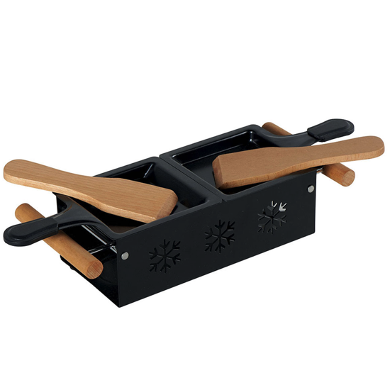 Mini set raclette double - flocon 