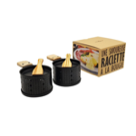 Raclette à la bougie pour 2 - Noir -  Cookut