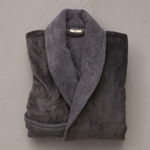 Kimono bi-mati�re Homme Gris - Sylvie Thiriez