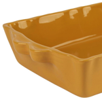 Plat à four Feston rectangulaire Curry 32x21 - Côté Table