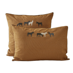 Taie d'oreiller brodé RDV Au pré - Sylvie Thiriez